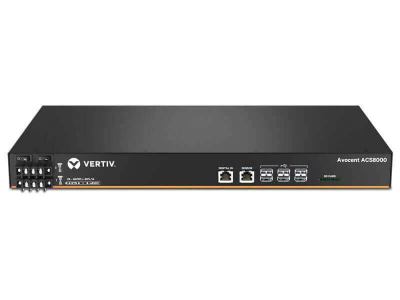 Vertiv Avocent 1U シリアルコンソールサーバー デュアルDC電源32ポートモデル