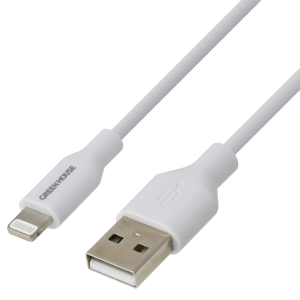 Lightning to USB Type-A 充電・データ転送ケーブル 100cm ホワイト MFi認証取得