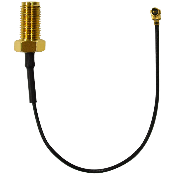 アンテナケーブル（長さ：100mm、SMAメス-UFLメス、変換）