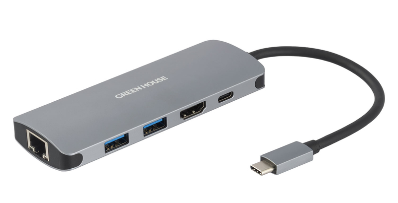 USB Type-C ドッキングステーション 有線LANポート付