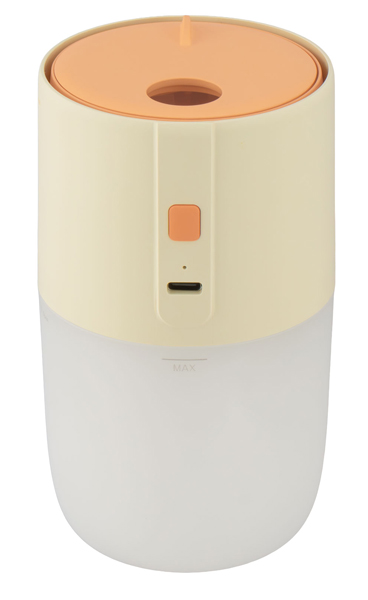 超音波式クラウドミスト加湿器 オレンジ