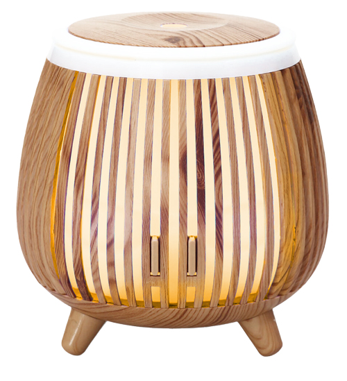 超音波式ウッドサークル加湿器 ナチュラルウッド