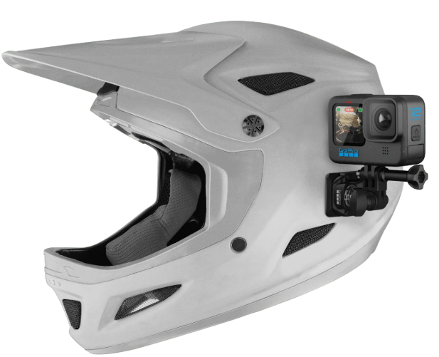 ヘルメットフロント + サイドマウント