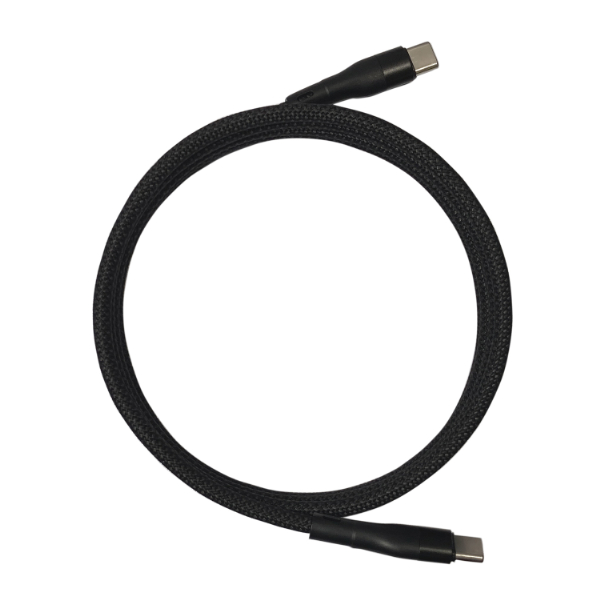 USB-C(R)コネクタ搭載 まとまるマグネットケーブル ブラック