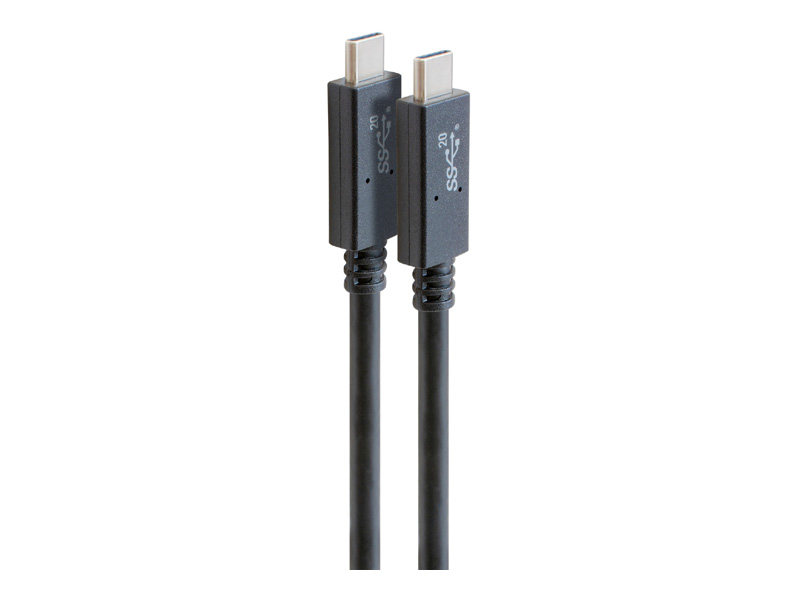 USB Type-C to USB Type-Cケーブル（USB3.2 Gen2×2/PD5A/Altモード対応） 50cm ブラック