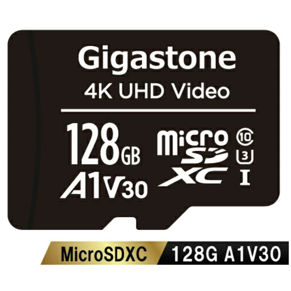 microSDXCカード 128GB SDカードケース付き UHS-I U1 A1 V30スペック 最大読み取り速度95MB/s Full HDビデオ撮影対応