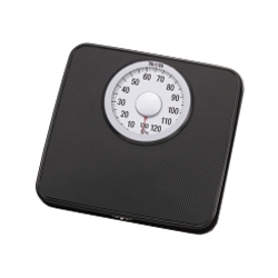 黒のスタイリッシュなアナログヘルスメーター ブラック