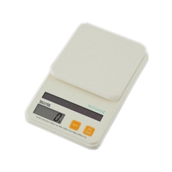 エコなソーラー式 デジタルソーラークッキングスケール オレンジ