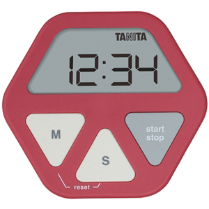 ガラスにつくタイマー レッド