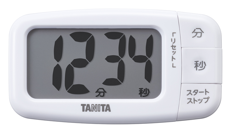 抗菌でか見えタイマー ココナッツホワイト