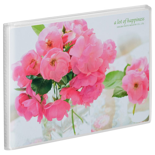 Pポケットアルバム NP ポストカードサイズ（KGサイズ） 横 20枚収納 ピンクブーケ