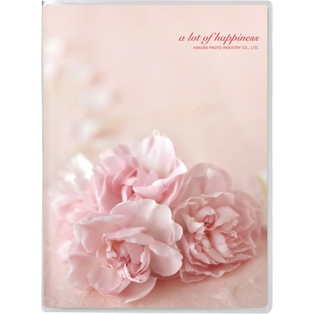 Pポケットアルバム NP Lサイズ 40枚収納 フラワーピンク