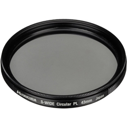 S（スクリュー）ワイドサーキュラーPLフィルター 43mm ブラック