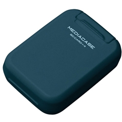 ポータブルメディアケース S SD/MicroSDカード用 スチールブルー