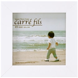 SQ木製額 Carre fils（カレ フィス） 89 （89×89mm） 1面 ホワイト