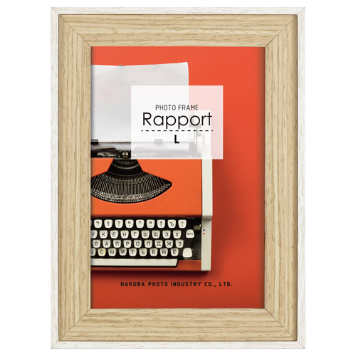 フォトフレーム Rapport（ラポール） Lサイズ ホワイト