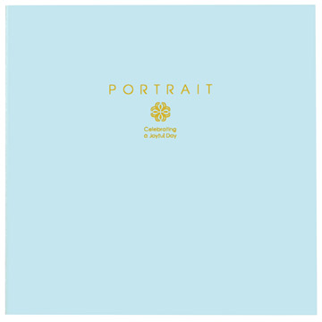 ペーパースクウェア台紙 No.1770 Lサイズ 2面（角×2枚） ブルー