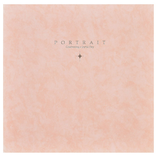 スクウェア台紙 No.2020 6切サイズ 1面（角） ピンク