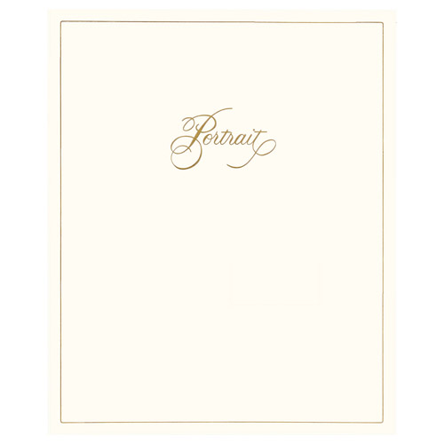 普通台紙 No.700 6切サイズ 1面（タテ） ホワイト