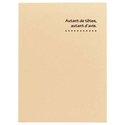 写真台紙 ランス ドゥ 2L（カビネ）サイズ 2面（タテ・タテ） ベージュ