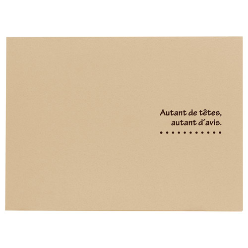 写真台紙 ランス ドゥ 2L（カビネ）サイズ 2面（ヨコ・ヨコ） ベージュ