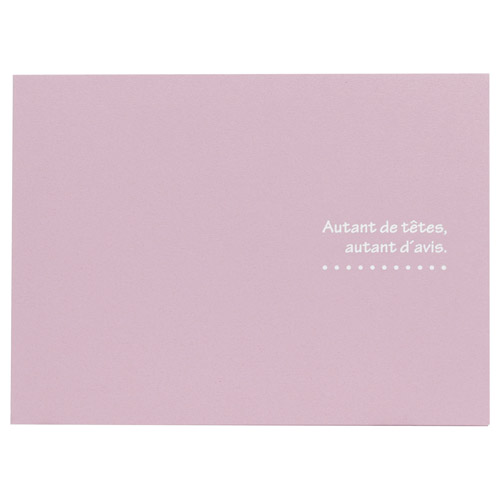 写真台紙 ランス ドゥ 2L（カビネ）サイズ 2面（ヨコ・ヨコ） ピンク