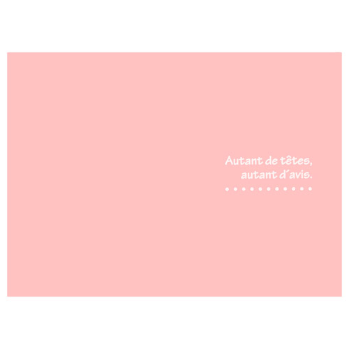 写真台紙 ランス ドゥ 2L（カビネ）サイズ 3面（ヨコ・ヨコ・ヨコ） ピンク