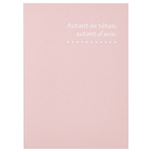 写真台紙 ランス ドゥ Lサイズ 2面（タテ・タテ） ピンク