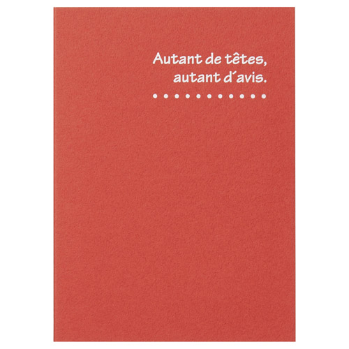 写真台紙 ランス ドゥ Lサイズ 2面（タテ・タテ） レッド