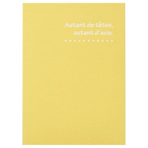 写真台紙 ランス ドゥ Lサイズ 2面（タテ・タテ） イエロー