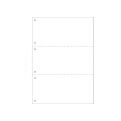 A4白紙3面6穴