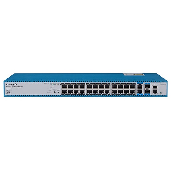ApresiaLightMS128XT-PoE 【5年間先出しセンドバック付】POE++対応レイヤー2 WebスマートスイッチングHUB (24port)