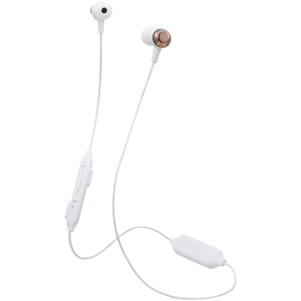 カナル型Bluetoothヘッドホン（イヤホン） ホワイト