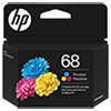 HP68 インクカートリッジ カラー
