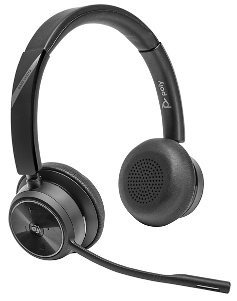 Poly Savi 7420 Office DECT D5 両耳 ワイヤレスモデル ノイズキャンセリングマイク搭載 Microsoft Teams認定モデル