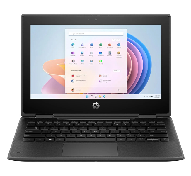 HP Pro x360 Fortis G11 Notebook PC (N100/4GB/UFS・128GB/光学ドライブなし/Win11Pro Education/Office無/11.6型)