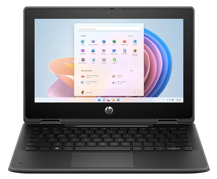 HP Pro x360 Fortis G11 Notebook PC (N100/4GB/UFS・128GB/光学ドライブなし/Win11Pro/Office無/11.6型)