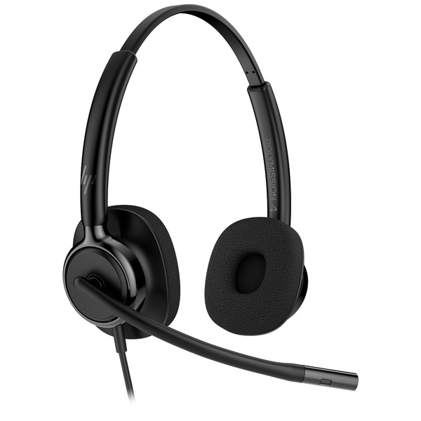 HP Poly Mission 425 Stereo USB Wired Headset Classic WW