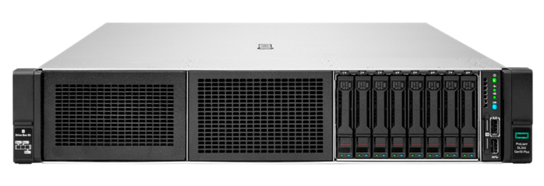 DL345 Gen10 Plus EPYC 7443P 2.85GHz 1P24C 32GBメモリ ホットプラグ 8SFF P408i-a/2GB 800W電源 BCM57416-T モデル