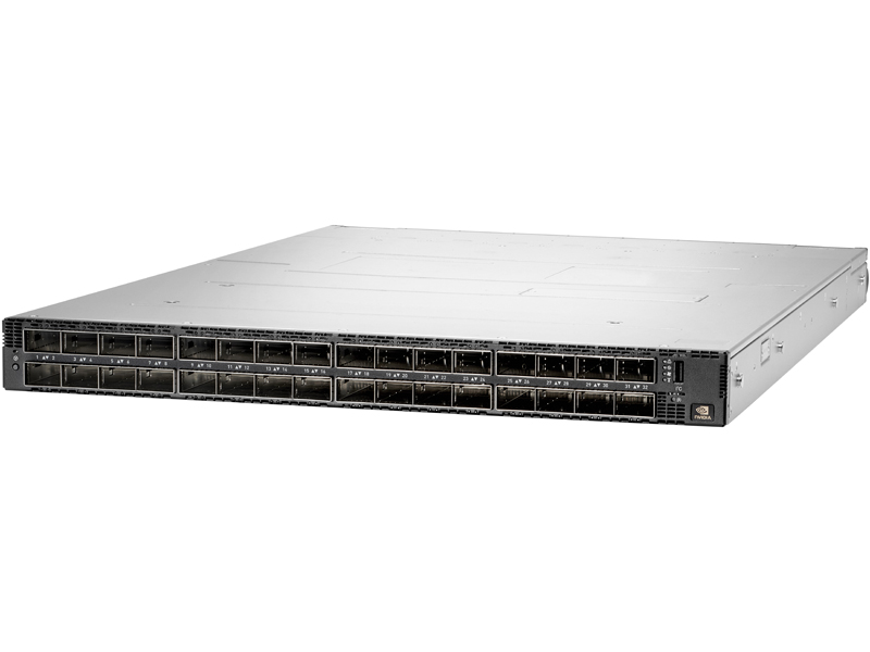 NVIDIA IB NDR 64ポート OSFP P2C スイッチ (管理機能内蔵)
