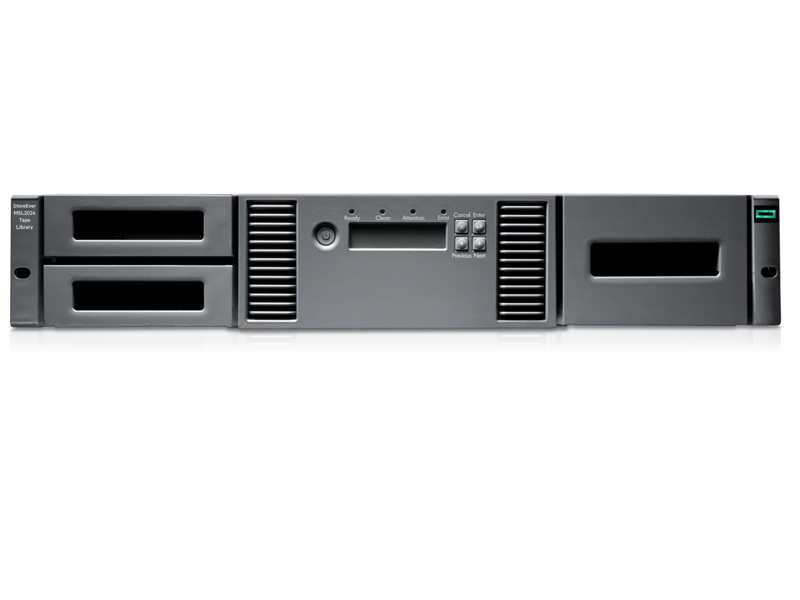 Smart Choice StoreEver MSL2024 テープライブラリ LTO-8 SAS ドライブ 15x 30TB データカートリッジ モデル