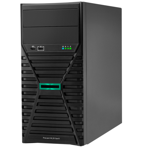Smart Choice ML30 Gen11 Xeon E-2414 2.6GHz 1P4C 16GBメモリ 8SFF MR416i-p/8GB 600GB SAS HDDx4 オンボード1Gbx4 500W電源x2 Windows 2025モデル