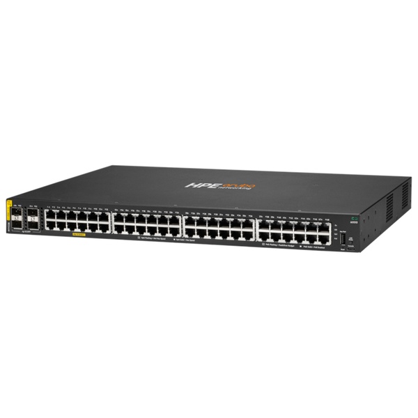 HPE Aruba Networking CX 6000 48G Class4 PoE 4SFP 740W Switch