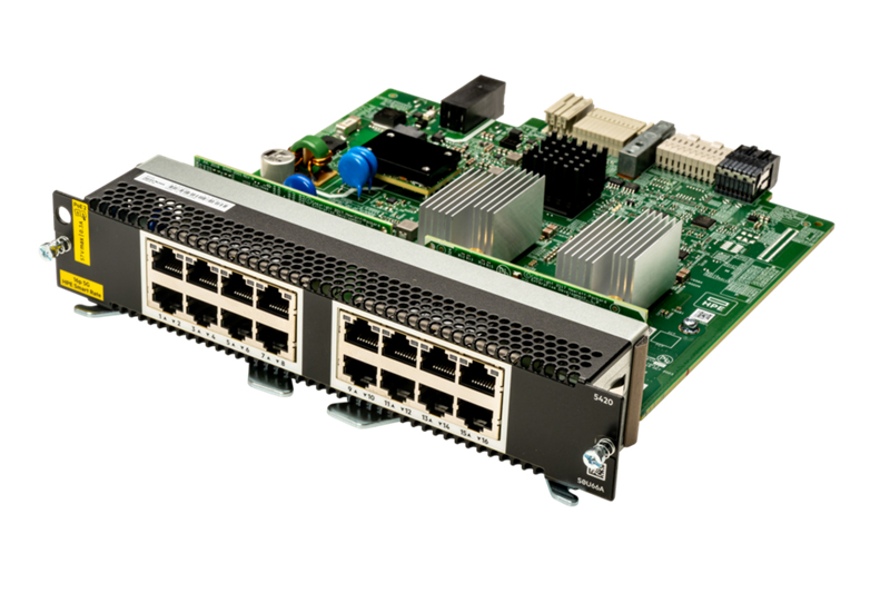 HPE Aruba Networking CX 5420 16p Smart Rate 1G/2.5G/5G Class6 PoE Module