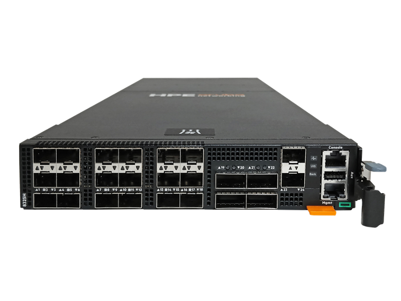 HPE Aruba Networking CX 8325H 18SFP28 4QSFP28 Front-to-Back 4Fan 2PSU Switch