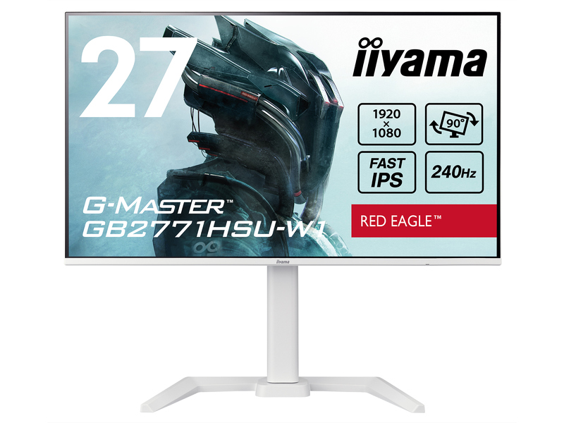 液晶ディスプレイ 27型/1920×1080/HDMI、DisplayPort/ホワイト/スピーカーあり/IPS方式/昇降/回転/角度調整/3年保証