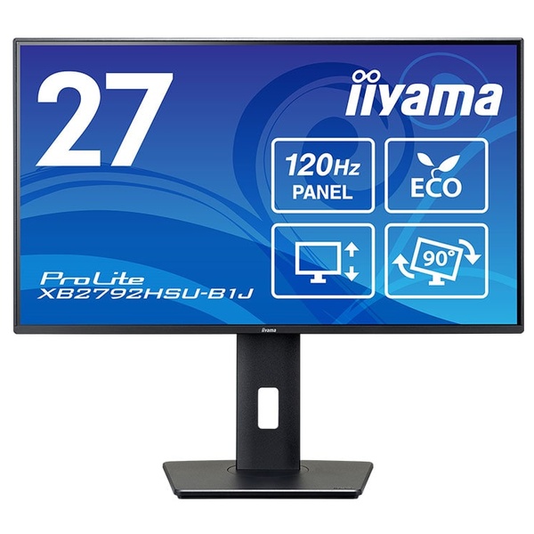 液晶ディスプレイ 27型/1920×1080/HDMI、DisplayPort/ブラック/スピーカーあり/IPS方式パネル/昇降/スウィーベル/ピボット/チルト/3年保証