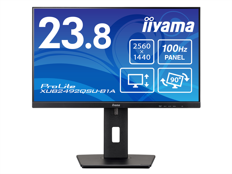 液晶ディスプレイ 23.8型/WQHD 2560×1440/HDMI × 1、DisplayPort × 1/スピーカー：あり/IPS方式パネル（ノングレア）/昇降/縦回転/角度調整