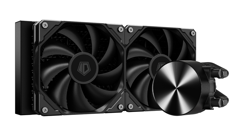 ID-COOLING　Non RGB　240mm水冷クーラー スタイリッシュBLACK water block　FX240 PRO