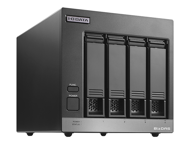法人向け 5年保証 USB 5Gbps対応/4ドライブ搭載（RAID 0/5/10対応）外付HDD 32TB